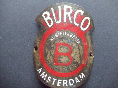 Burco rijwielfabriek Amsterdam balhoofdplaatje 9